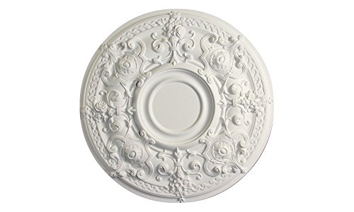 Dreamwalldecor Ceiling Medallions - Ceiling Medallion For Chandeliers 28 Inch (White) Md-7112 #TOP28