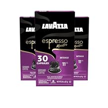 Lavazza Espresso Maestro Intenso Aluminum Capsules Compatible with Nespresso* Original Machines, Medium-Dark Espresso Roast, Arabica and Robusta 30 Capsules