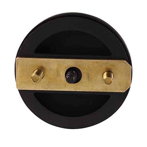 Westbrass 493144H-62 12" & 4" Bath Waste & Overflow Assembly with Tip-Toe Drain Plug and Illusionary Faceplate-SCH. 40 ABS Pipe, 1-Pack, Matte Black by Westbrass - Image 6