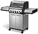 Enders® Gasgrill MONROE PRO 3 SIKR TURBO, 3-Edelstahlbrenner, Seitenkocher, Infrarot-Backburner, Sichtfenster, HEAT RANGE™, SWITCH GRID™, 800 °C TURBO ZONE™, SIMPLE CLEAN™, #8361