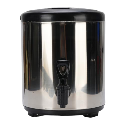 Respicefinem Dispensador de Bebidas con Aislamiento de 6L Dispensador portátil de Bebidas frías y Calientes de Acero Inoxidable 304 para Leche, té, Jugo, Sopa, Uso Comercial, (Plata) Respicefinem Dispensador de Bebidas con Aislamiento de 6L Dispensador portátil de Bebidas frías y Calientes de Acero Inoxidable 304 para Leche, té, Jugo, Sopa, Uso Comercial, (Plata)