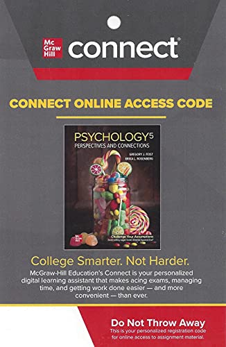 Connect Access Card for Psychology: Perspectives & Connections, 5th Edition