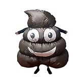 Dinoshenyu Disfraz inflable de caca para adultos, disfraz de cuerpo completo para Halloween, fiesta de cosplay