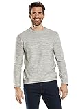  engbers Herren Pullover meliert, 34626, Grau in Größe XXL