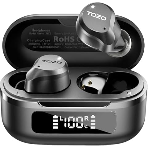 TOZO Hybrid Active Noise Cancelling Earbuds Cover