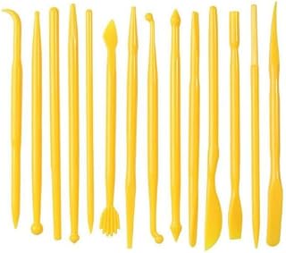 Clay Tools, 14Pcs Plastic Clay Sculpting Tools Set for Carving, Styling