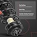 A-Premium Front Pair (2) Complete Strut and Coil Spring Assembly Compatible with Jeep KL Series Cherokee 2014 2015 2016 2017 2018, FWD, Driver and Passenger Side