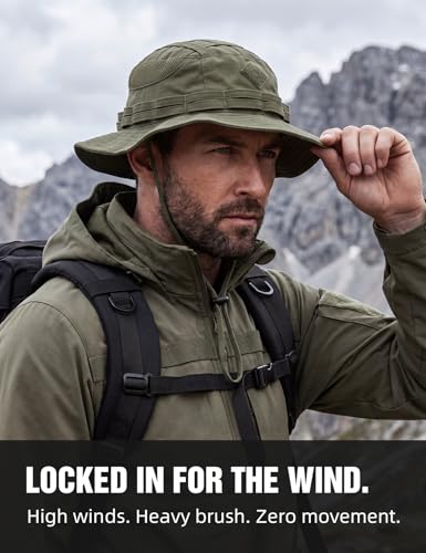 Image of IDOGEAR SPORTS Tactical Boonie Hat for Men Women Brim Sun Hat for Outdoor Activities Like Fishing, Hiking, Hunting & Camping