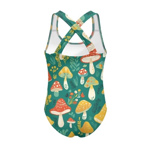 Girls One Piece Swimsuit Size 5-14 Kids Bathing Suit2