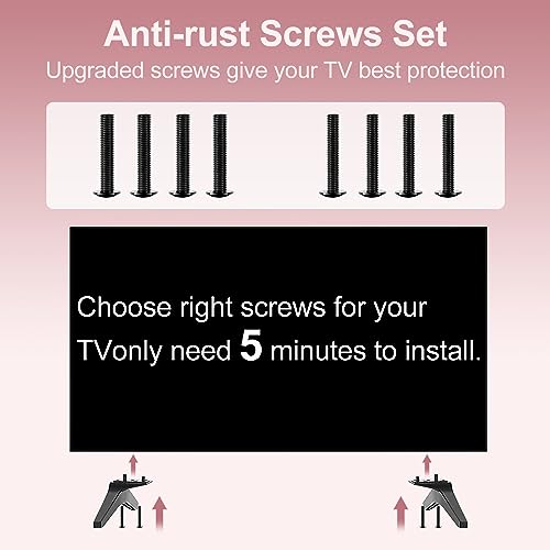 49 50 55 Inch LG TV Stand Legs 55UJ6300 55UK6500 55LJ550M 55UM7300 55UN6900 55UJ6540 50UJ6300 50UK6300 50UK6500AUA 50AUA UN6950 49UK6300 MAM643660 MEZ64114730 replaceable TV legs