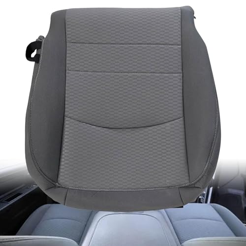 GXARTS Driver Side Bottom Replacement Cloth Seat Cover Gray #X8 Compatible with Dodge Ram 1500 2500 3500 4500 5500 SLT 2013 2014 2015 2016 2017 2018