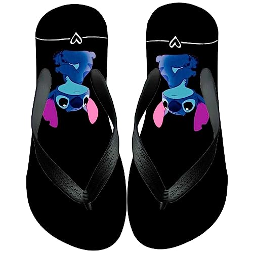 Chinelo Sandália Stitch Lilo Ohana Personagem Moda Praia Adulto e Infantil (35/36)