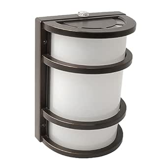 Feit Electric - Dusk to Dawn LED Bronze Half Moon Security Outdoor ...