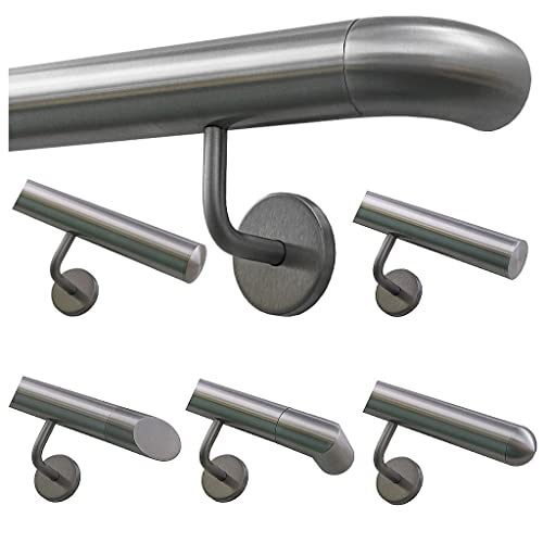 TIBU Handlauf Geländer Edelstahl Ø 42,4 mm - Länge 50 cm -...