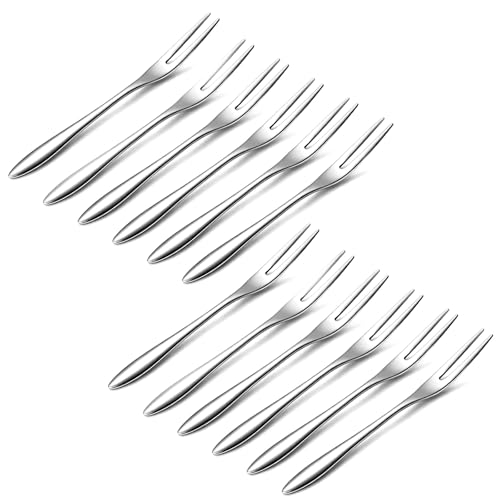 Opiniones de Tenedores para ostras los 5 mejores. 43 12 tenedores de acero inoxidable de cangrejo, pequeños tenedores de postre para ensalada de cóctel, tenedor de aperitivo, tenedor de ostras, vajilla portátil de acero inoxidable...