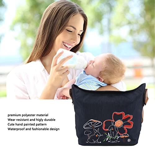 Bolsa Mommy, poliéster à prova d'água, durável, multifuncional, cores vivas, organizador de carrinh