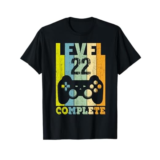 22 cumpleaños mujer hombre nivel 22 años 2000 regalo Camiseta