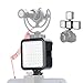 ULANZI W49 Pocket LED Video Light with 3 Cold Shoe Mounts 49 LED Bulbs Vlog Photo Fill Light on Camera for DJI OSMO Pocket Sony A6400 A6300 Canon DSLR Cameras Wedding Interview Macrophotography