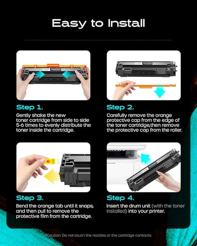 iNKPAD 142A Toner Mit Chip Kompatibel für HP 142A W1420A Toner für HP Laserjet MFP M140w Toner M110w M110 MFP M140 Toner 142X W1420X (1 Schwarz )