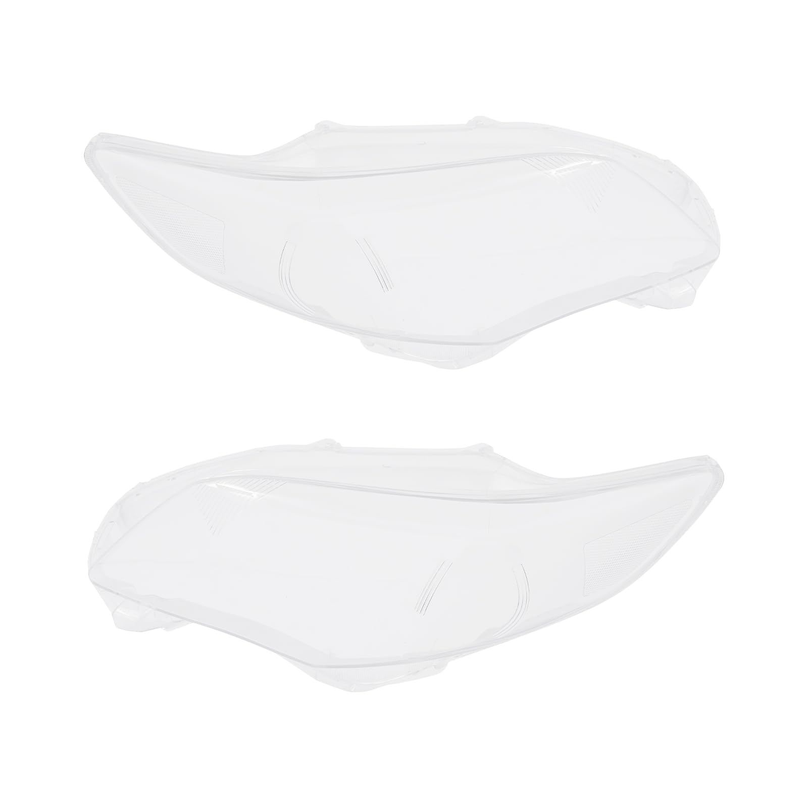 kitneed A Pair of Front Headlight Covers for Toyota Corolla 2011 2012 2013 Left Driver and Right Passenger Side Headlight Covers Headlamp Lens Covers