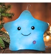 HICAS Sensory Light Up Toys for Autism Luminous Twinkle Star Plush Pillow Glowing Stuffed Star Fl...