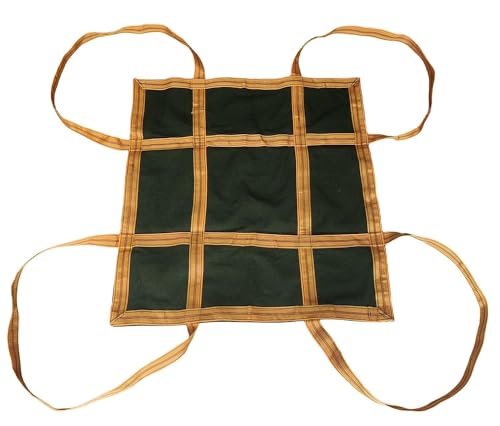 GUODDM Red De Carga De Palé De Grúa, Red De Elevación Colgante: Bolsa De Lona Suave, Carga De 1,5 A 2 Toneladas, Bolsa De Seguridad Resistente A Desgarros para Muelle(80X80CM)