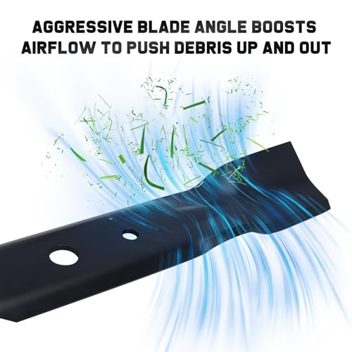 Image of Grasscool GX20250 Mower Blades Compatible with John D-eere L130 L120 Scotts L2048 L2548 48 inch Lawn Tractor Repalce GY20568
