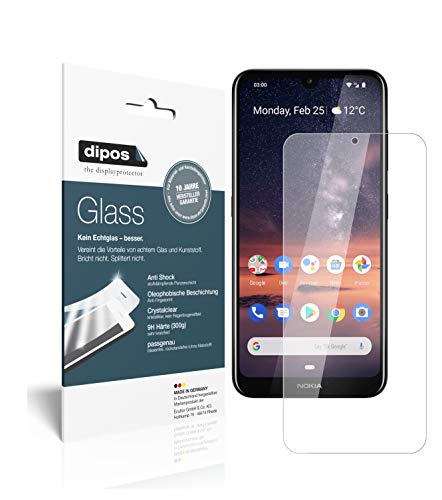 dipos I 2X Protector de Pantalla Compatible con Nokia 3.2 Vidrio Flexible Cristal Proteccion 9H