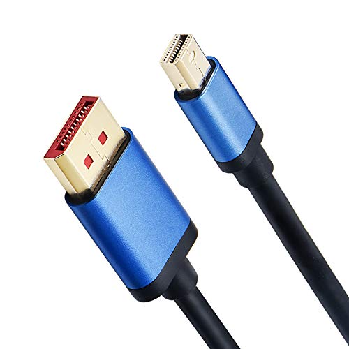 DP 1.4 Cable Mini Displayport to Displayport Cable Cord 8K@60Hz 4K@144Hz, BolAAzuL 6FT/1.8M DP to Mini DP 1.4 Cable Bi-Directional Mini DP to DP Cord Male to Male HDR Supported