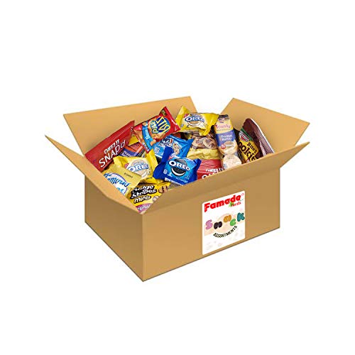 Cookies and Crackers Variety Pack Assortment Care Package- Individually Wrapped Cookies and Crackers Variety Pack (30 Count, 48 OZ)