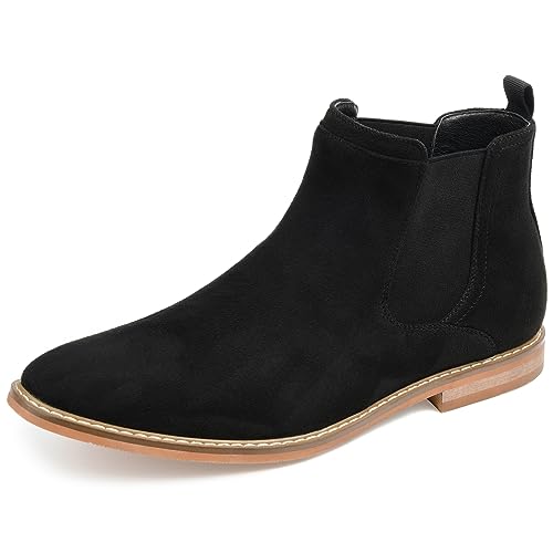 Vance Mens Marshall Wide Width Tru Comfort Foam Pull-on Round Toe Chelsea Boot