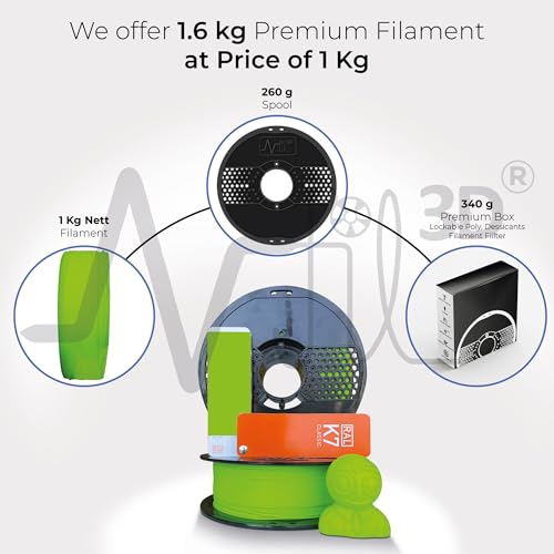 Image of NFIL3D Premium HS PLA+ Fluoro Green - 3D Printing Filament | Compatible with All 3D Printers | 1.75mm | 1Kg Nett Weight