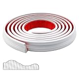 Pluden Flexible Wall Molding Trim Self Adhesive, 10Ft x 1.26"(W) Peel and Stick Tile Trim Molding Ce