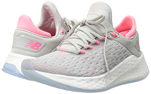 New Balance Women's Fresh Foam Lazr V2 Hypoknit Sneaker, Rain Cloud/Guava, 6 W Us #TOP6
