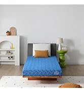 L'Baiet Cooling Memory Foam Mattress | 6" Twin Size | Blue | Medium Firm | Bed in a Box | Breatha...