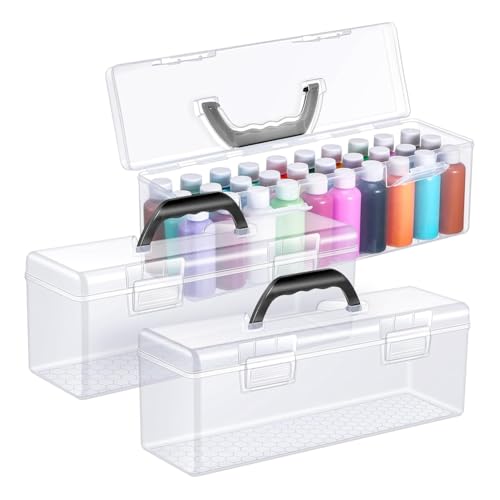 Boîte rangement peinture acrylique pour atelier et loisirs
