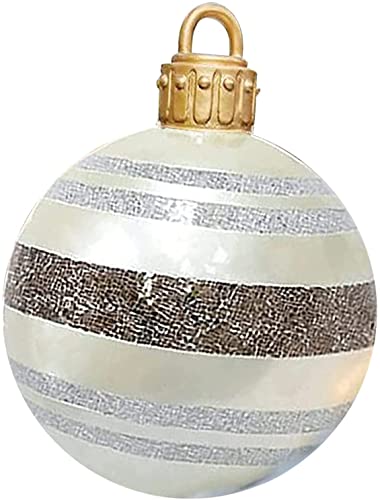 Christmas Tree Balls, Pvc Inflatable Christmas Balls Ornaments For Christmas Tree Large Xmas Tree Hanging Balls For Xmas Holiday Wedding Party Decorations Home Festival Decors Xmas Gifts - #7 60Cm #TOP2