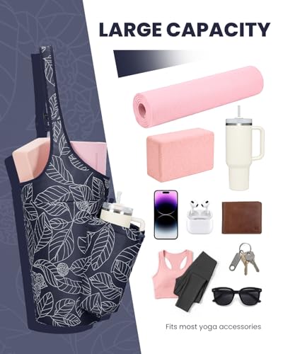 image for sportsnew Yoga Mat Bag for Women with Drawstring Pocket & Inner Pocket