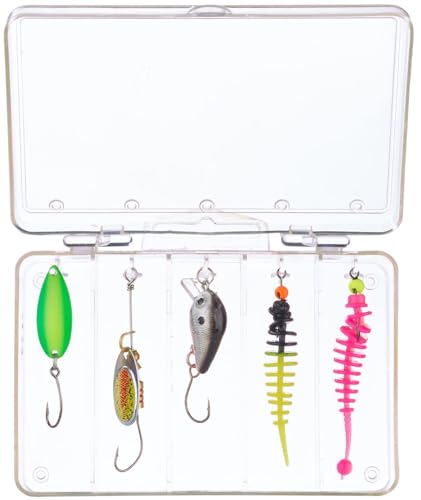 Balzer Mix 2 Trout Attack Set - 5 Forellenköder zum Spinnangeln, Kunstköderset zum Forellenangeln, Forellenset, Ultralight Köder für Forellen
