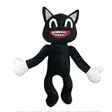 Yalt Black 3D cat Plush Toys, Horror Plush Pillows for Children, Boys, Girls, Birthdays, 11. 8 inche