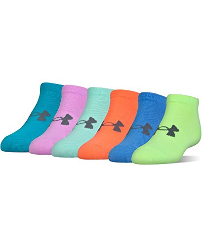 Under Armour Women's Essential No Show Socks, Multipairs , Multicolor (6-Pairs) , Medium