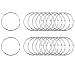 2 Inch Book Rings, 20pcs 2" Nickel Plated Steel Book Binder Rings Loose Leaf Rings for Classroom School Home or Office