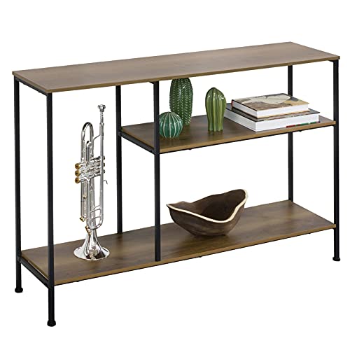 Muebles Entrada Recibidor SoBuy FSB35-PF Mesa Recibidor de Entrada Consola Auxiliar Aparador de Estilo Industrial 120 x 80x 30 cm ES