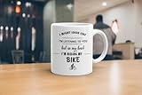 VIROSA Cycling Mug – “in My Head I’m Riding My Bike” – 11oz Ceramic Cup – Gift for Cyclists – Fun Present for Bike Riders - Image 2
