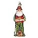 Old World Christmas Fly Fishing Santa Glass Blown Ornament