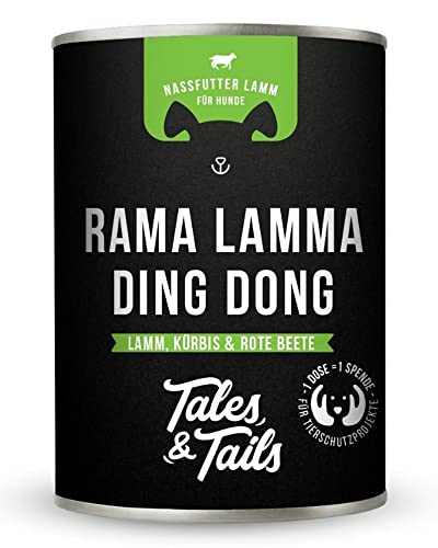 Produktbild von Tales & Tails Hundenassfutter Rama Lamma Ding Dong - 400 g
