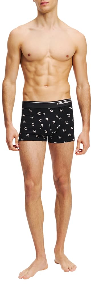 Karl Lagerfeld Herren Ikon All Over Print Trunk (3 Pack)