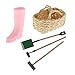 Produktbild #N/A Puppenhaus Deko, Miniatur Garten Werkzeug Regen Stiefel Schuhe, 1:12 Puppenhaus Garten Zubehör