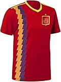 Blackshirt Company Spanien Trikot Fußball WM EM Fan Trikot Rot Größe M