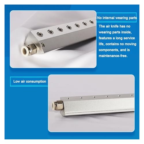Cuchilla de aire comprimido con soplador industrial regulable de aluminio 6